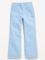 High-Waisted Baggy Wide-Leg Jeans for Girls