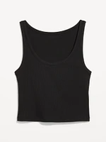 Ribbed Crop Tank Top