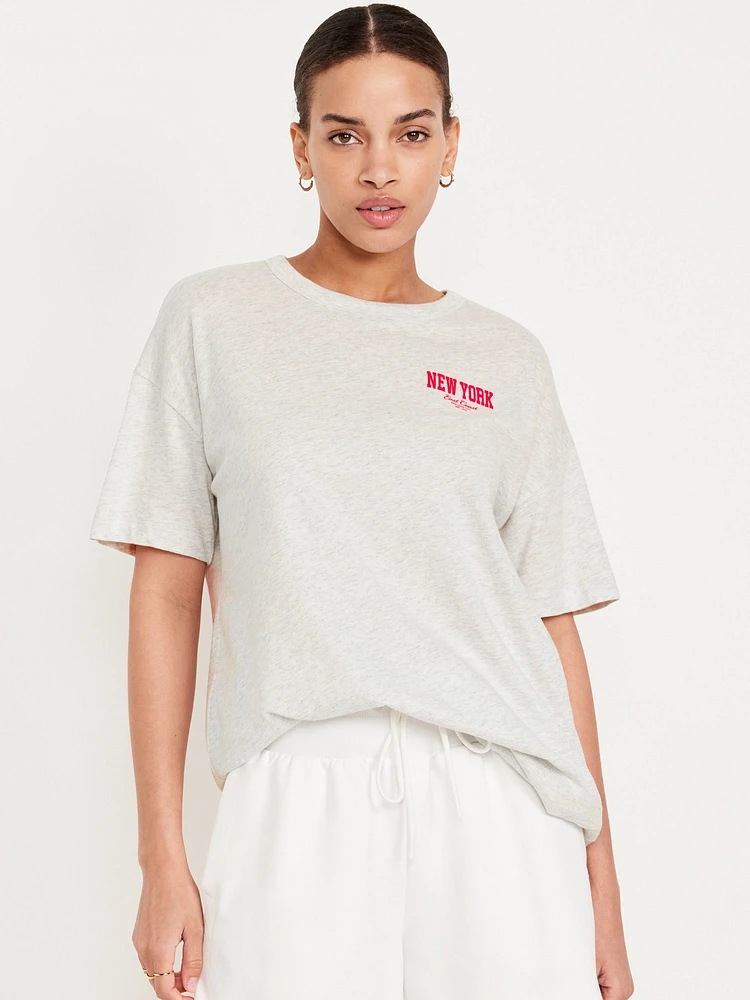 Oversized EveryWear Graphic Tunic T-Shirt