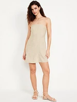 Fit & Flare Strapless Mini Dress