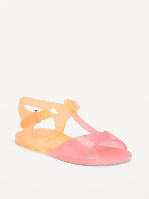 Jelly T-Strap Sandals for Toddler Girls