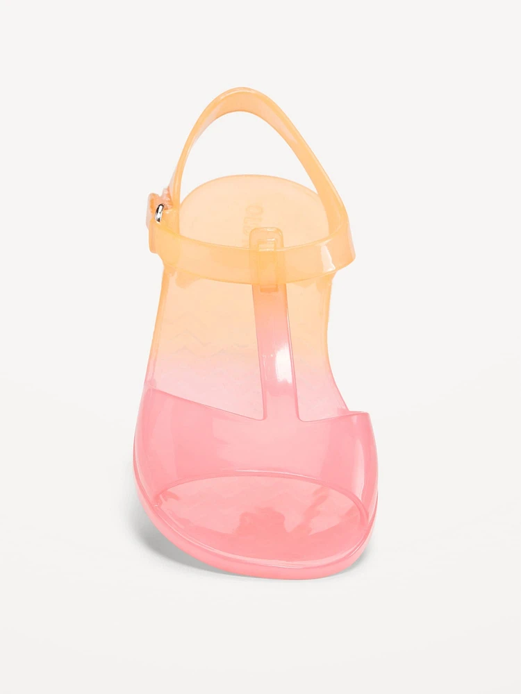 Jelly T-Strap Sandals for Toddler Girls