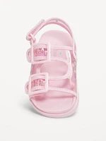 Double-Strap Chunky Sandals for Toddler Girls
