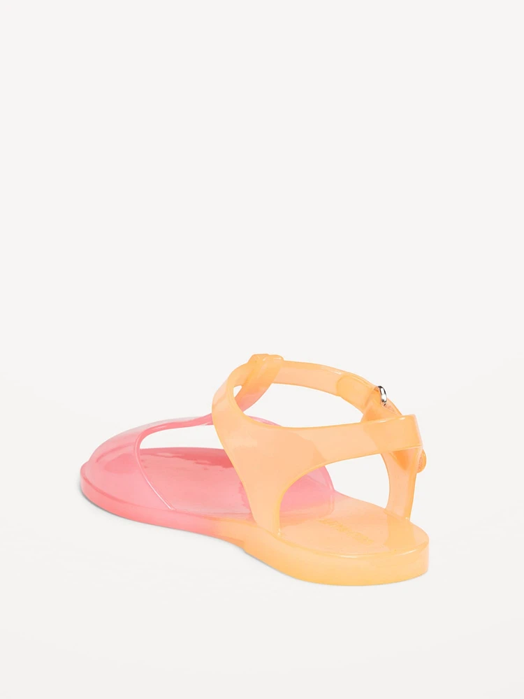 Jelly T-Strap Sandals for Toddler Girls