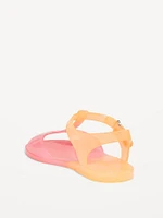 Jelly T-Strap Sandals for Toddler Girls