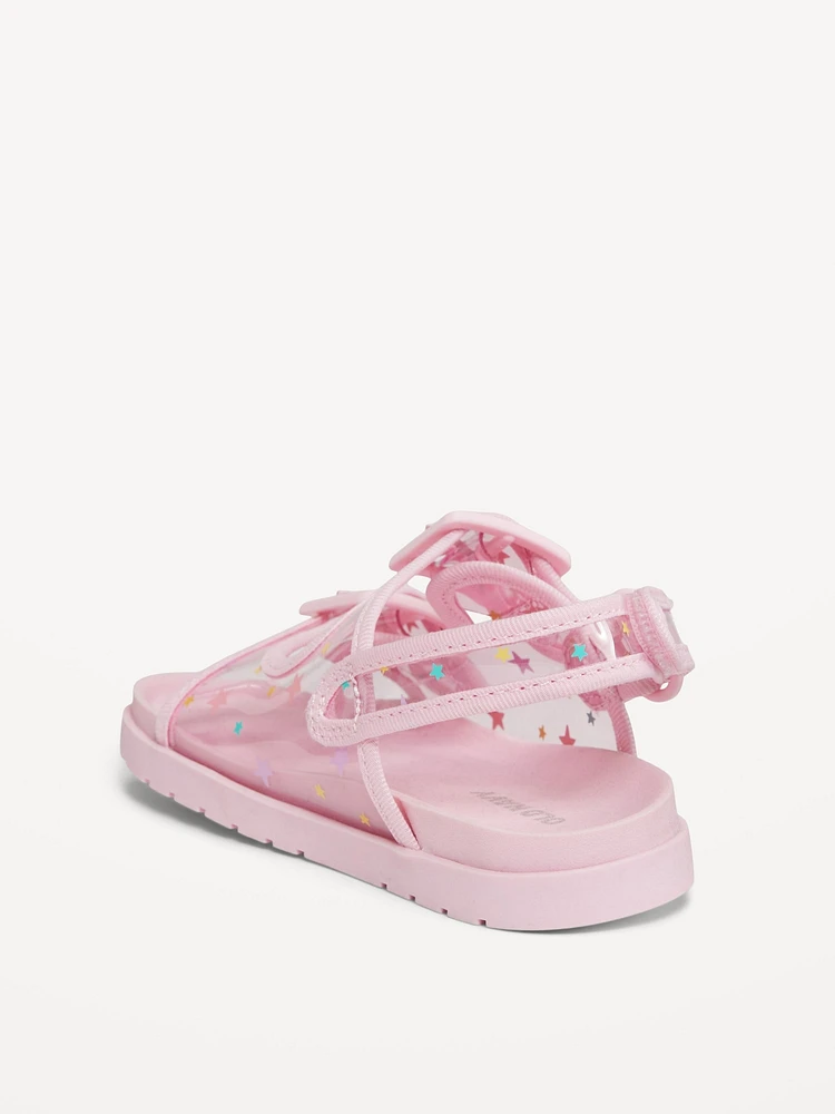 Double-Strap Chunky Sandals for Toddler Girls