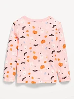 Printed Long-Sleeve T-Shirt for Toddler Girls