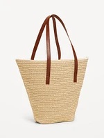 Straw Basket Tote