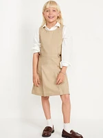 Sleeveless School Uniform Dress for Girls