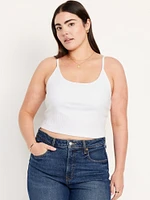 Fitted Ultra-Crop Ribbed Cami