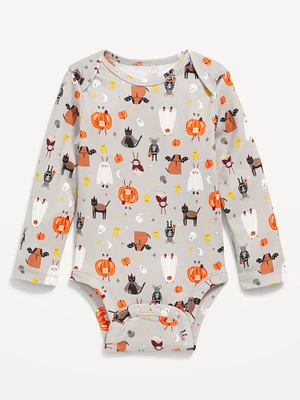 Printed Long-Sleeve Bodysuit for Baby