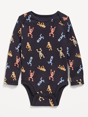 Printed Long-Sleeve Bodysuit for Baby