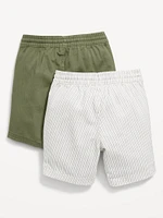 Pull-On Shorts 2-Pack for Toddler Boys