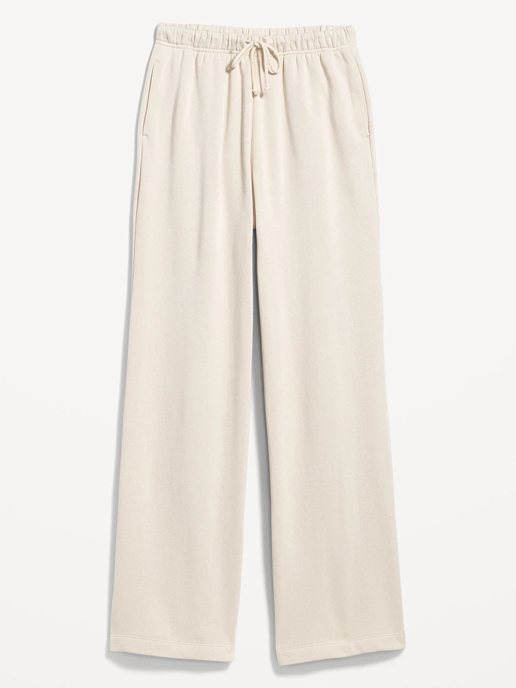 Extra High-Waisted Fleece Pants