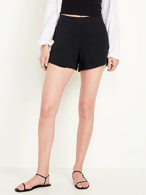 High-Waisted Playa Shorts -- 4-inch inseam