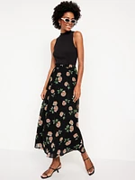 Chiffon Maxi Skirt