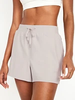 High-Waisted PowerSoft Shorts -- 3-inch inseam