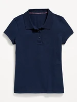 Uniform Pique Polo Shirt for Girls