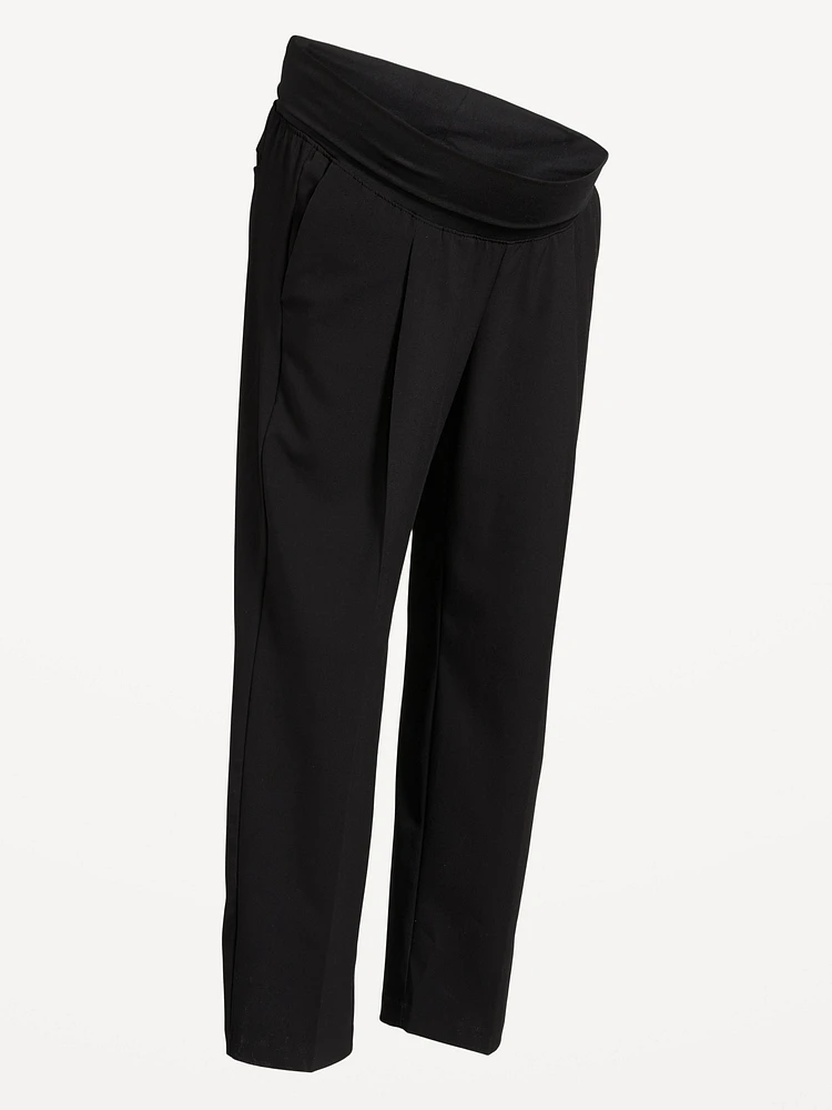 Maternity Rollover-Waist Billie Trouser