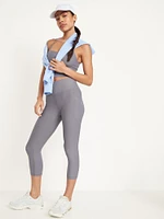 High-Waisted PowerSoft Crop Leggings