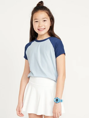 CloudMotion Raglan-Sleeve T-Shirt for Girls