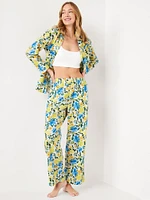 Poplin Pajama Pant Set