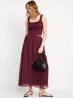 Chiffon Maxi Skirt