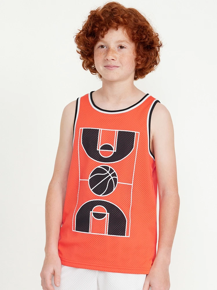 Mesh Performance Tank Top for Boys