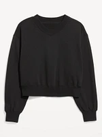 SoComfy Oversized V-Neck Sweatshirt