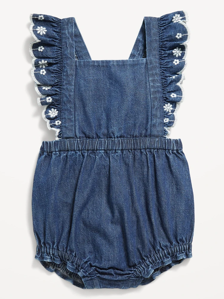 Ruffled One-Piece Romper for Baby