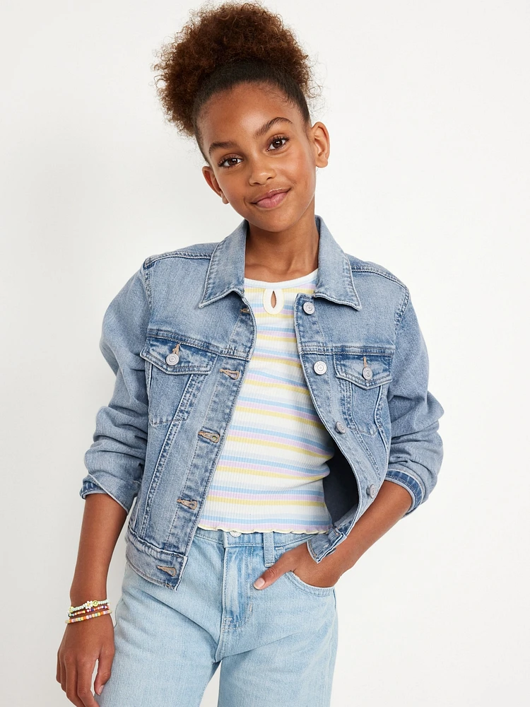 Jean Trucker Jacket for Girls