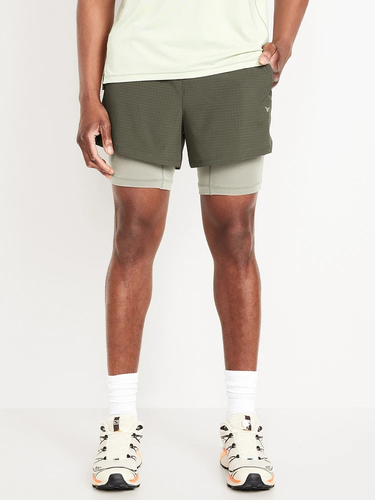 2-in-1 Trail Shorts -- 4-inch inseam