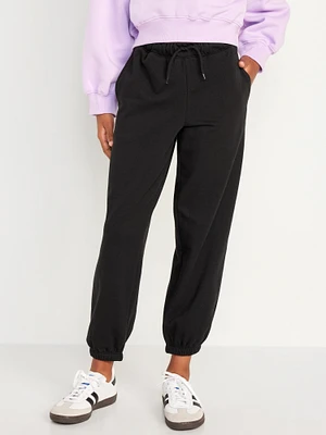 Vintage High-Waisted Jogger Sweatpants for Girls