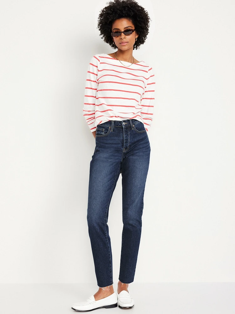 High-Waisted OG Straight Ankle Jeans