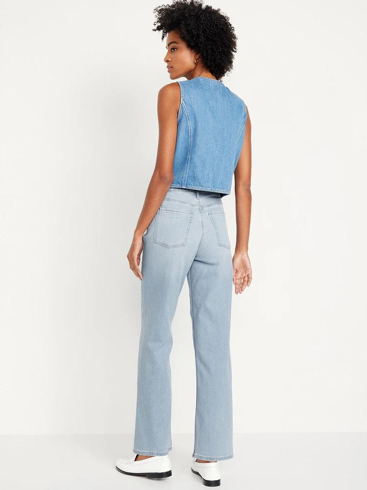 High-Waisted Wow Wide-Leg Jeans