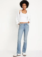 Mid-Rise Wow Boot-Cut Jeans