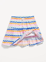 Tiered Jersey-Knit Skort for Toddler Girls