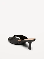 Kitten Heel Slide Sandal