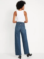 Extra High-Waisted Sky-Hi Wide-Leg Jeans