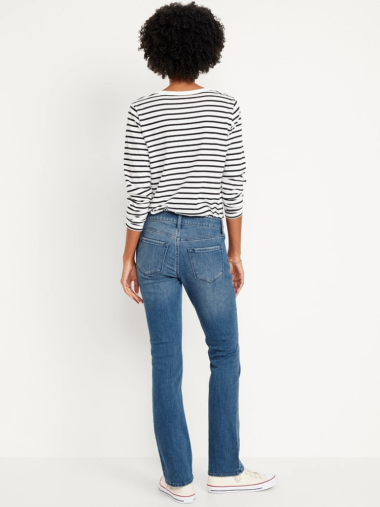 Mid-Rise Wow Boot-Cut Jeans