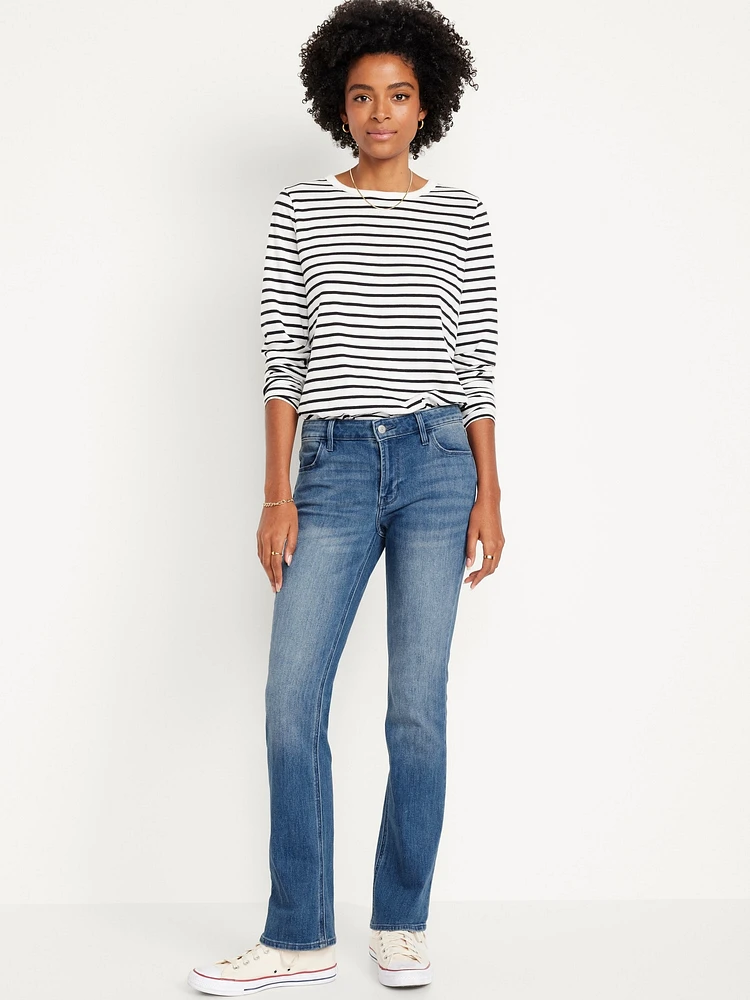 Mid-Rise Wow Boot-Cut Jeans