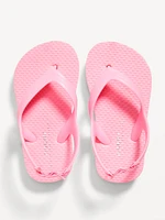 Flip-Flop Sandals for Toddler Girls (Partially Plant-Based