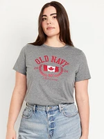 Matching Canada Flag Graphic T-Shirt