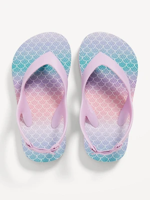Flip-Flop Sandals for Toddler Girls (Partially Plant-Based