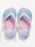 Flip-Flop Sandals for Toddler Girls (Partially Plant-Based