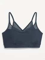 Light Support PowerSoft Mesh-Back Sports Bra