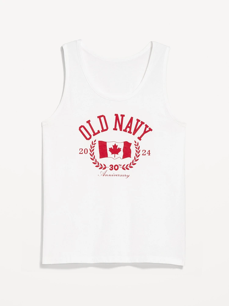 Matching Canada Logo Graphic Tank Top