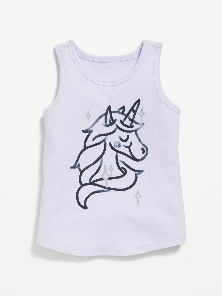 Graphic Tank Top for Toddler Girls