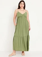 Tiered Maxi Swing Dress