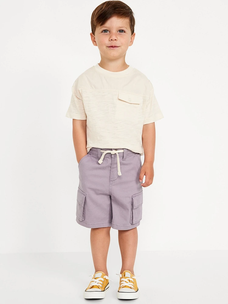 Oversized Flap-Pocket T-Shirt for Toddler Boys